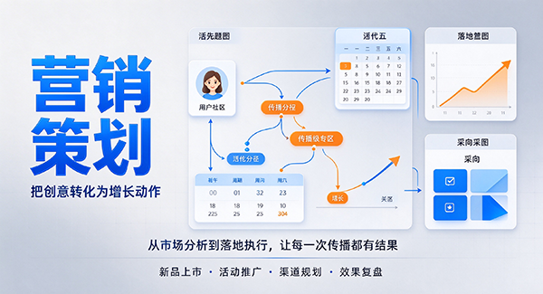西陵区营销策划
